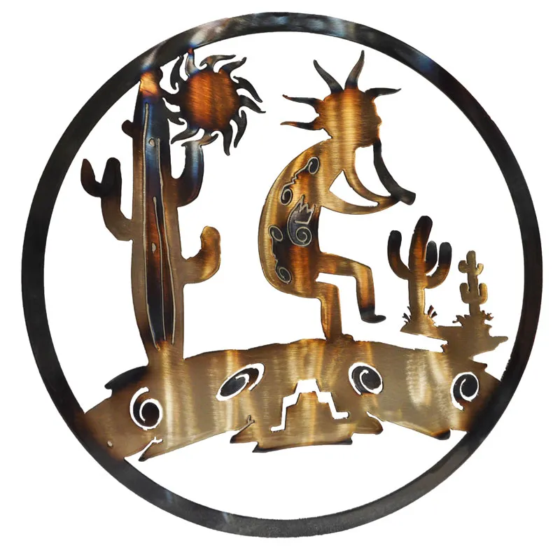 Kokopelli Circle Art