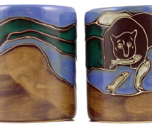 Mara Stoneware 16 Oz. Grizzly Bear Mugs (Set of 2)