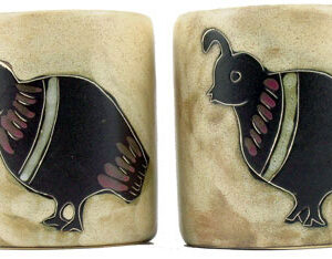 Mara Stoneware 16 Oz. Quail Mugs (Set of 2)