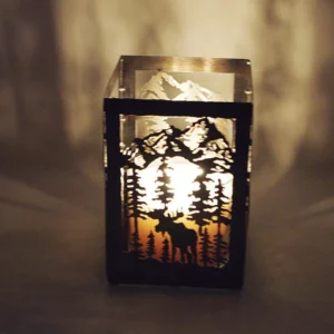 Moose Candle Holder