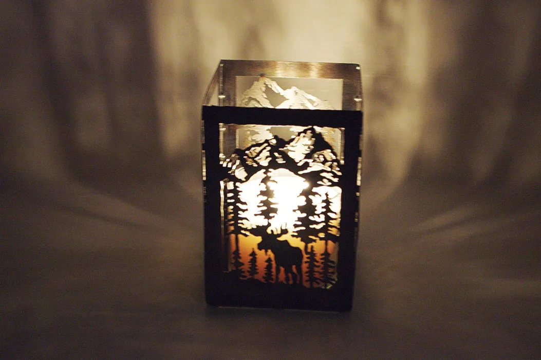 Moose Candle Holder