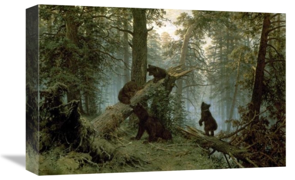 Morning in a Pine Forest by I. Shishkin