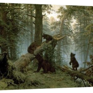 Morning in a Pine Forest by I. Shishkin – 36 x 24 in. Gallery Wrapped Canvas