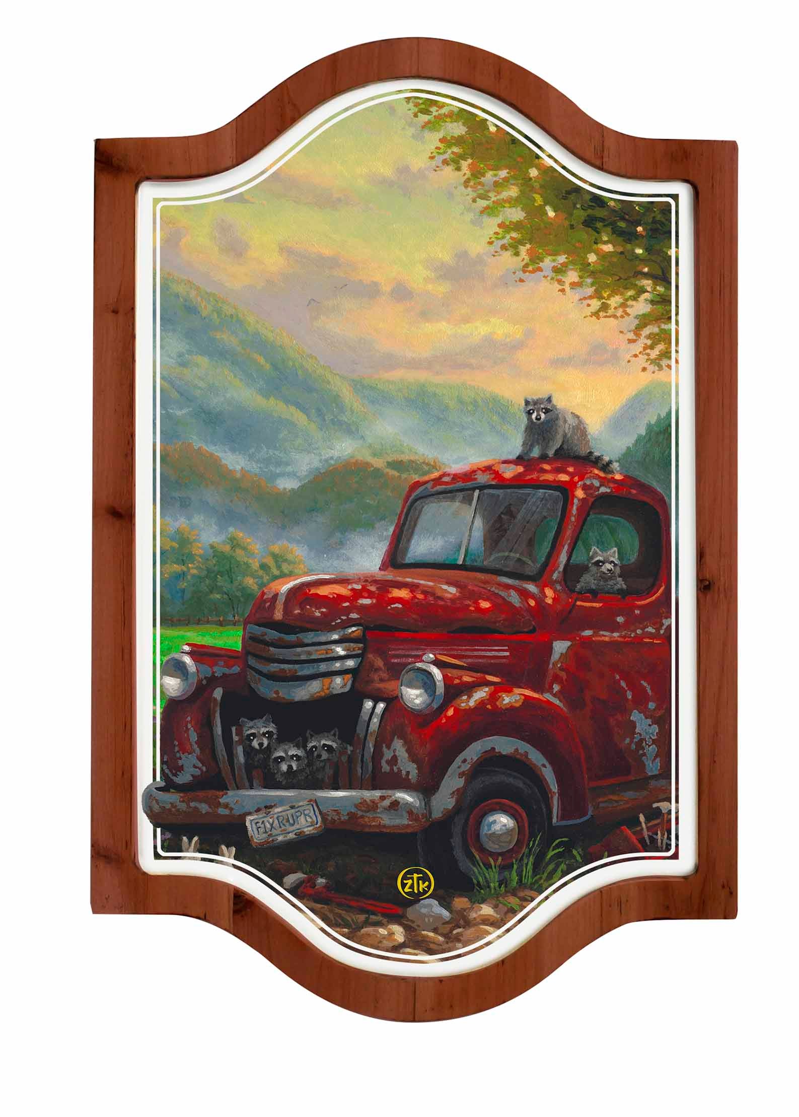 Mountain Mechanics - Vintage Framed Tin Sign