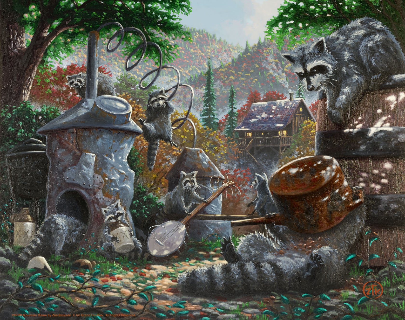 Mountain Mischief - Art Prints