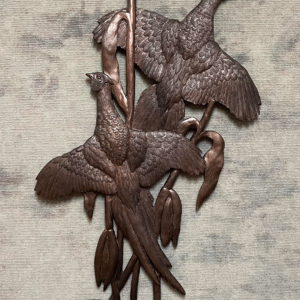 Pheasant Wall Sculpture by Andy Schumann