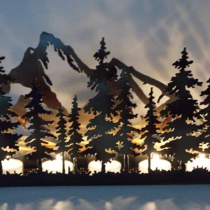 Pine Tree T Light Candle Holder
