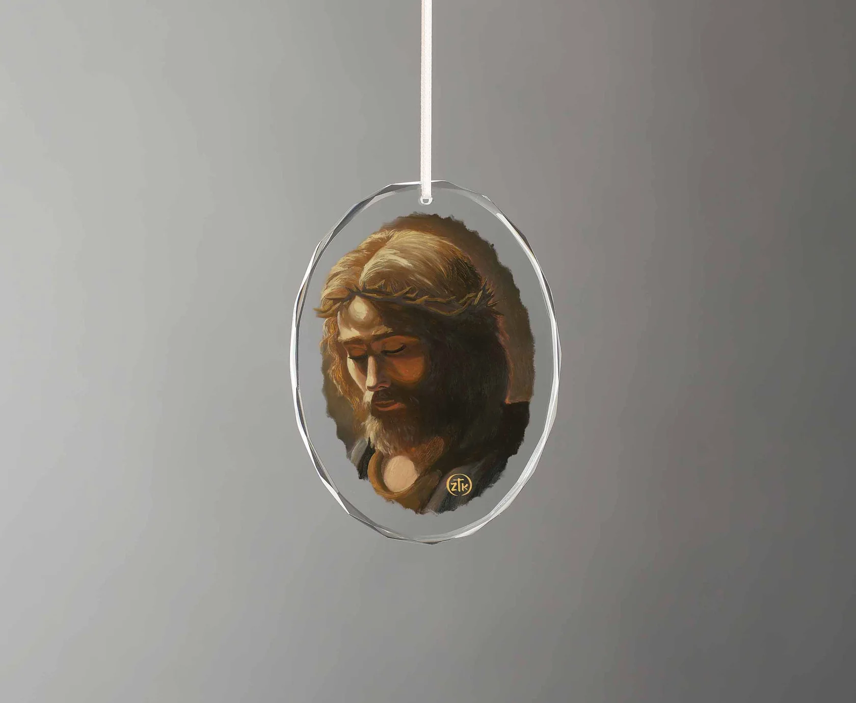 Prayer For My Father - Oval Glass Ornament