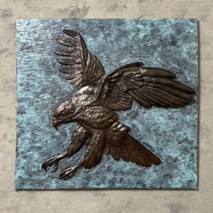 Red Tailed Hawk Wall Sculpture by Andy Schumann