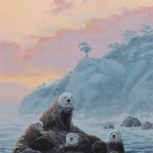 Rockin' Otters – 11″ x 14″ Art Print