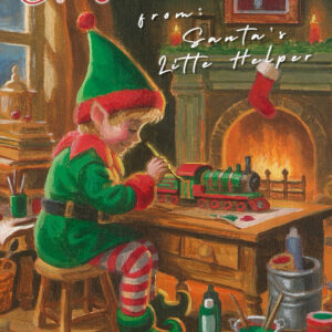 Santa's Little Helper - 12" x 18" Wood Sign