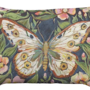 Sapphire Bloom Pillow