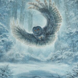 Snowy Owl – 11″ x 14″ Art Print