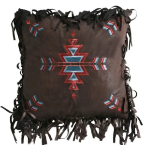 Southwest Embroidered Cross Pillow