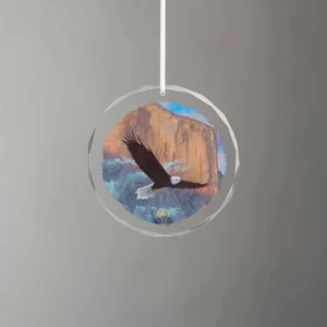 Spirit of Yosemite - Round Glass Ornament