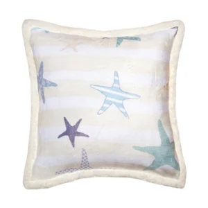 Starfish Plush Sherpa Pillow