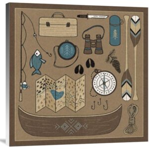 The Great Outdoors VI by Laura Marshall – 36 x 36 in. Premium Museum Wrapped Canvas