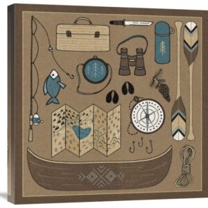 The Great Outdoors VI by Laura Marshall – 24 x 24 in. Gallery Wrapped Canvas