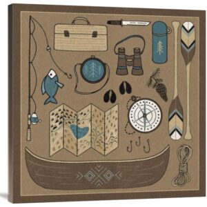 The Great Outdoors VI by Laura Marshall – 36 x 36 in. Gallery Wrapped Canvas