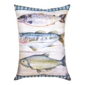 Three Fish Climaweave Pillow 13" x 18" (Set of 2)