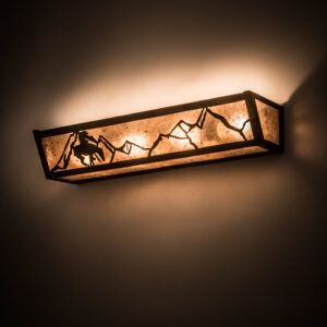 24" Wide Trails End Vanity Light