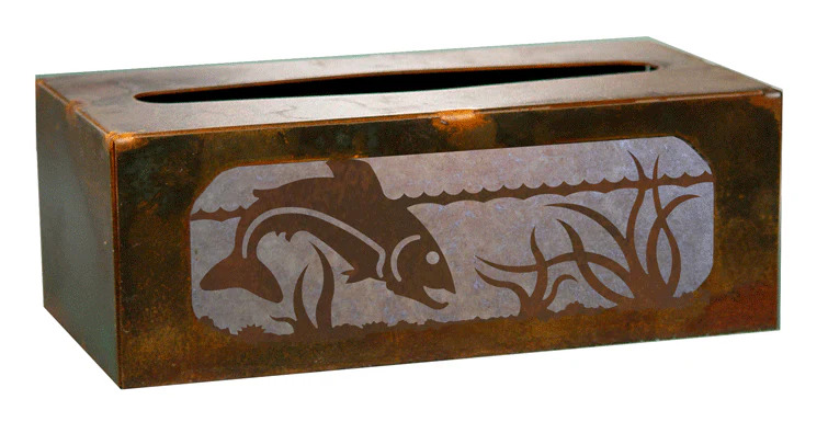 Trout Rectangle Tissue Box Cover