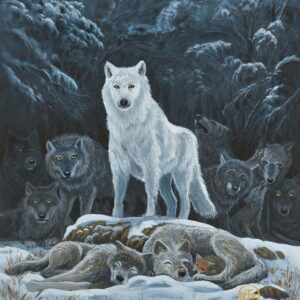 Winter Guard – Wolves – 11″ x 14″ Art Print