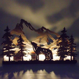Wolf T Light Candle Holder