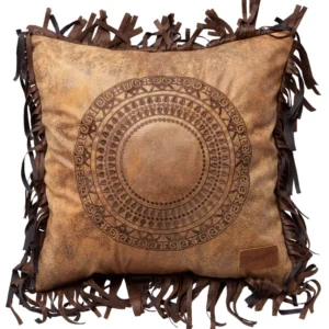 Wrangler® Circle of Life Faux Leather Pillow