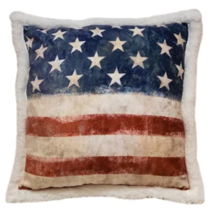 Wrangler® Stars & Stripes Plush Sherpa Pillow