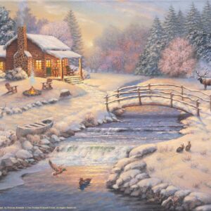 A Winter Retreat - 11″ x 14″ Art Print