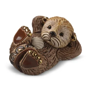 Baby Otter Figurine by De Rosa