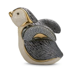 Baby Penguin Walking Figurine by De Rosa