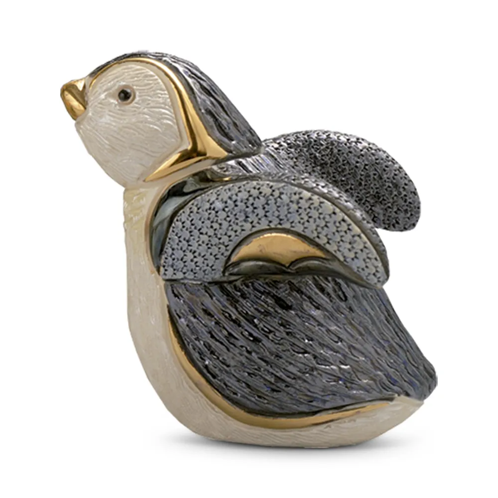 Baby Penguin Walking Figurine by De Rosa
