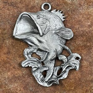 Bass Pewter Ornament by Andy Schumann