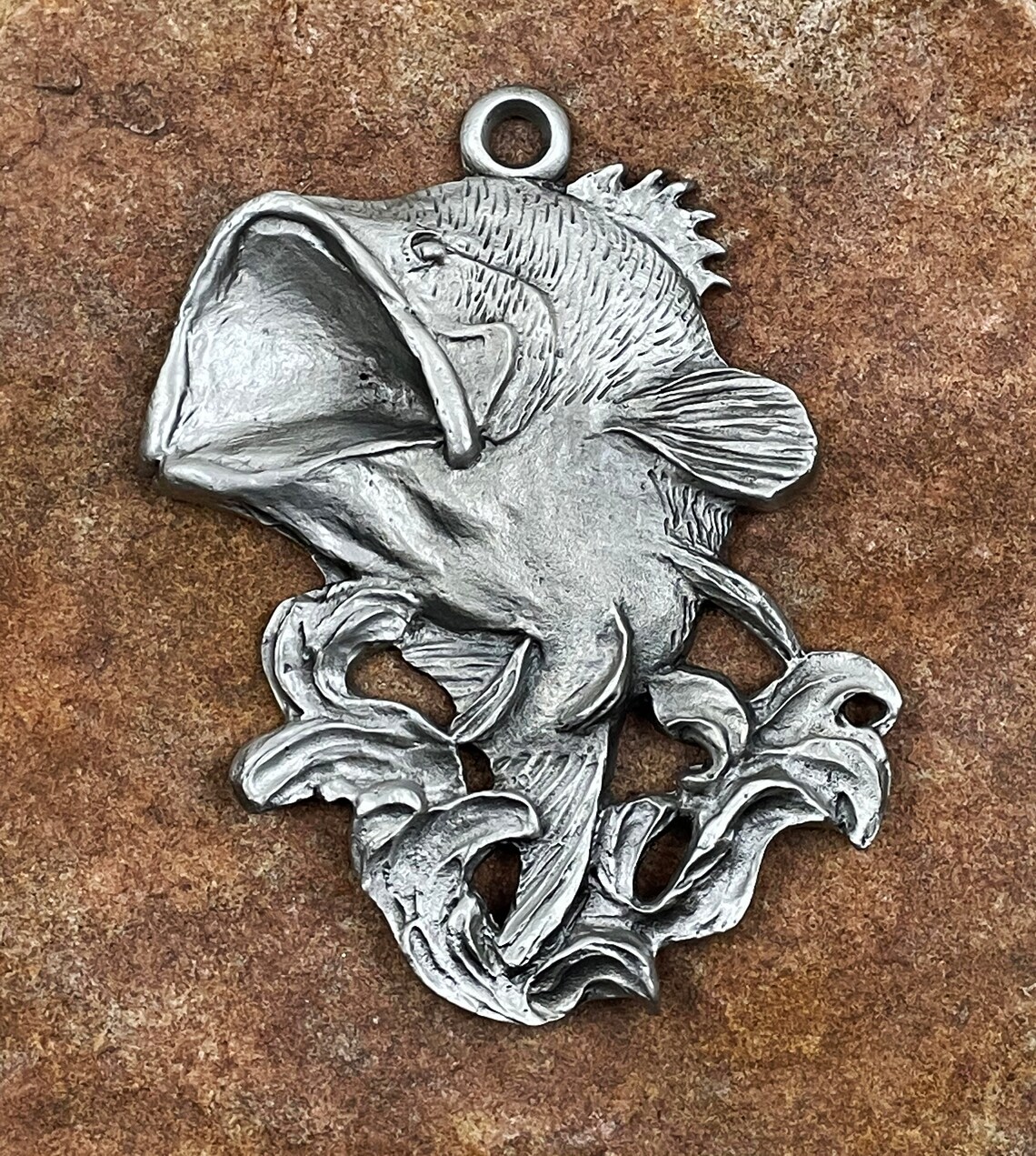 Bass Pewter Ornament by Andy Schumann