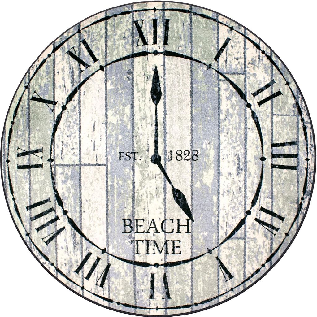 Beach Time – Distressed – Coastal Retreat Area Rug