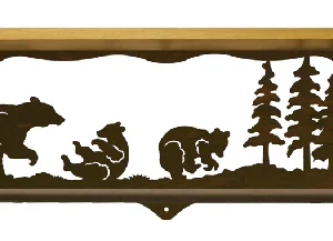 Bear 34" Towel Bar Bath Shelf
