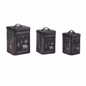 Black Bear Canisters Set