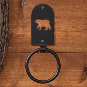 Black Bear Ring Hook