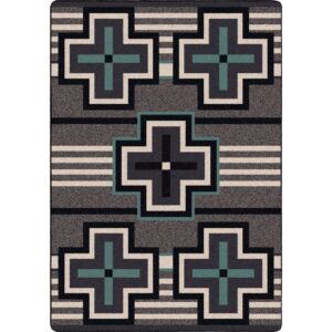 Bounty – Turquoise – Southwest-Inspired Area Rug