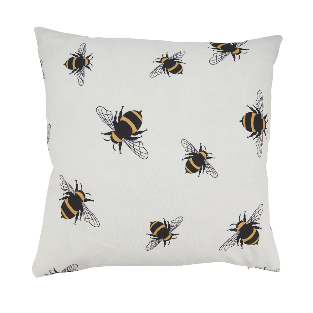Bumble Bee Outdoor Pillow - Poly Filled
