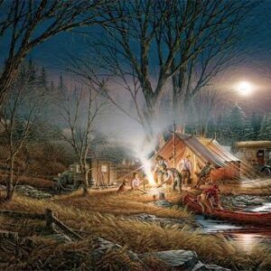 Campfire Tales - Museum Canvas