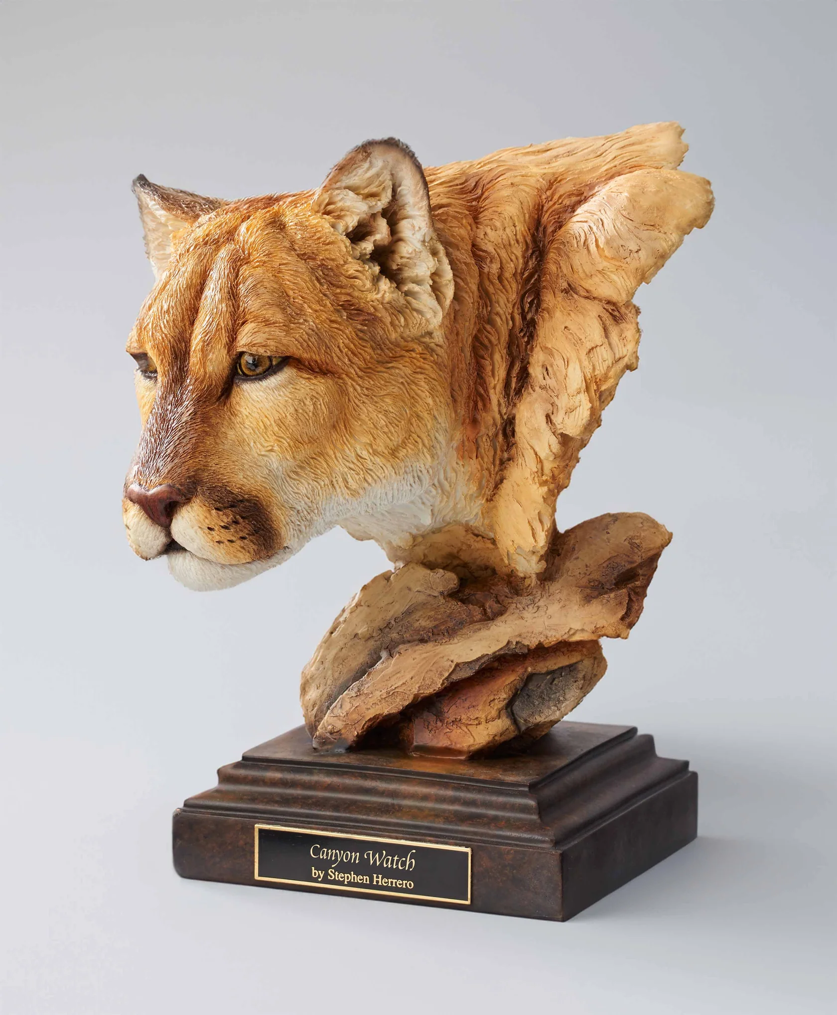 Canyon Watch Cougar - Sculpture
