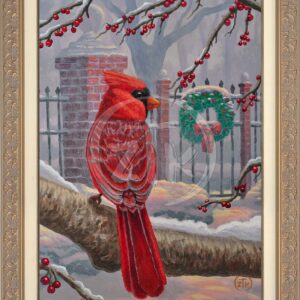 Winter Red – Cardinal – Limited Edition Canvas