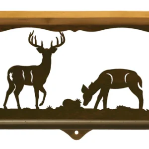 Deer 20" Hand Towel Bath Shelf