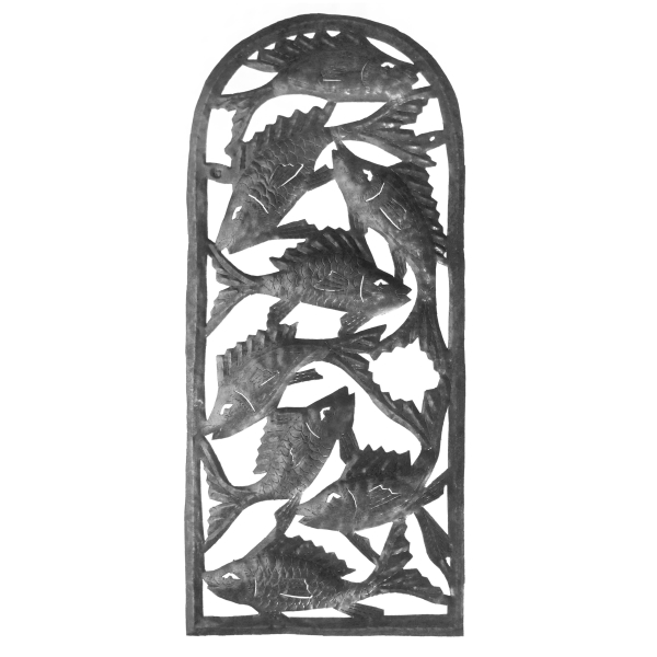 Eight Fish Window Wall Art