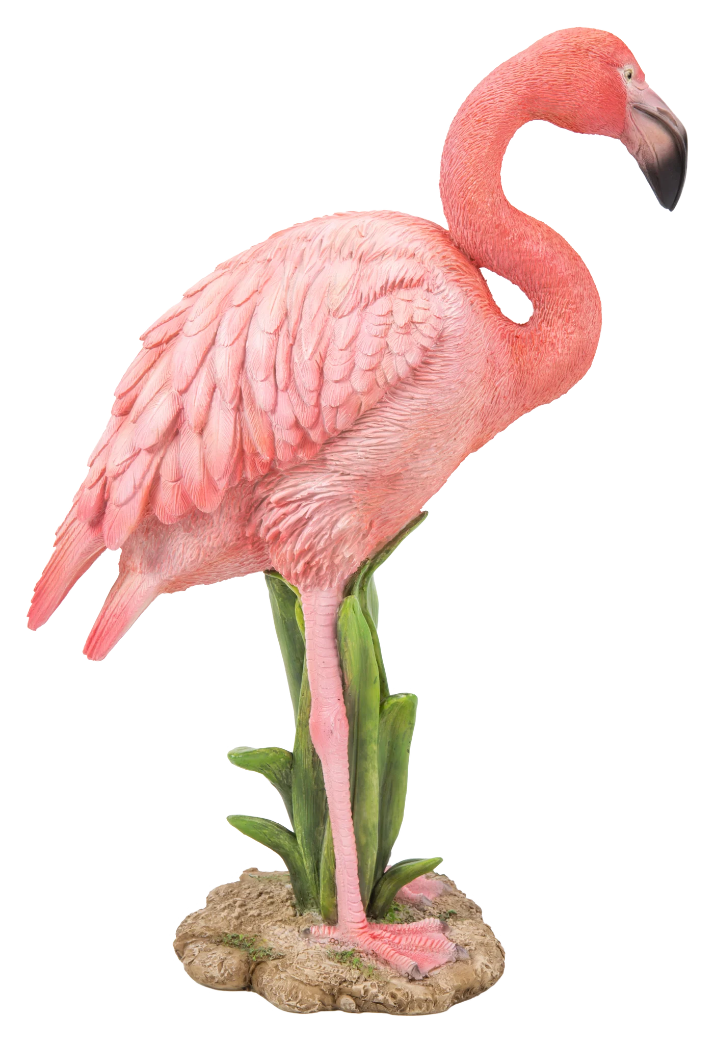 Flamingo Standing Statue Figurine