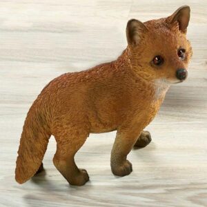 Fox Pup Standing Statue Figurine