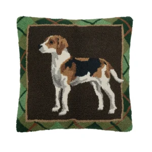Foxhound Hook Pillow 18X18